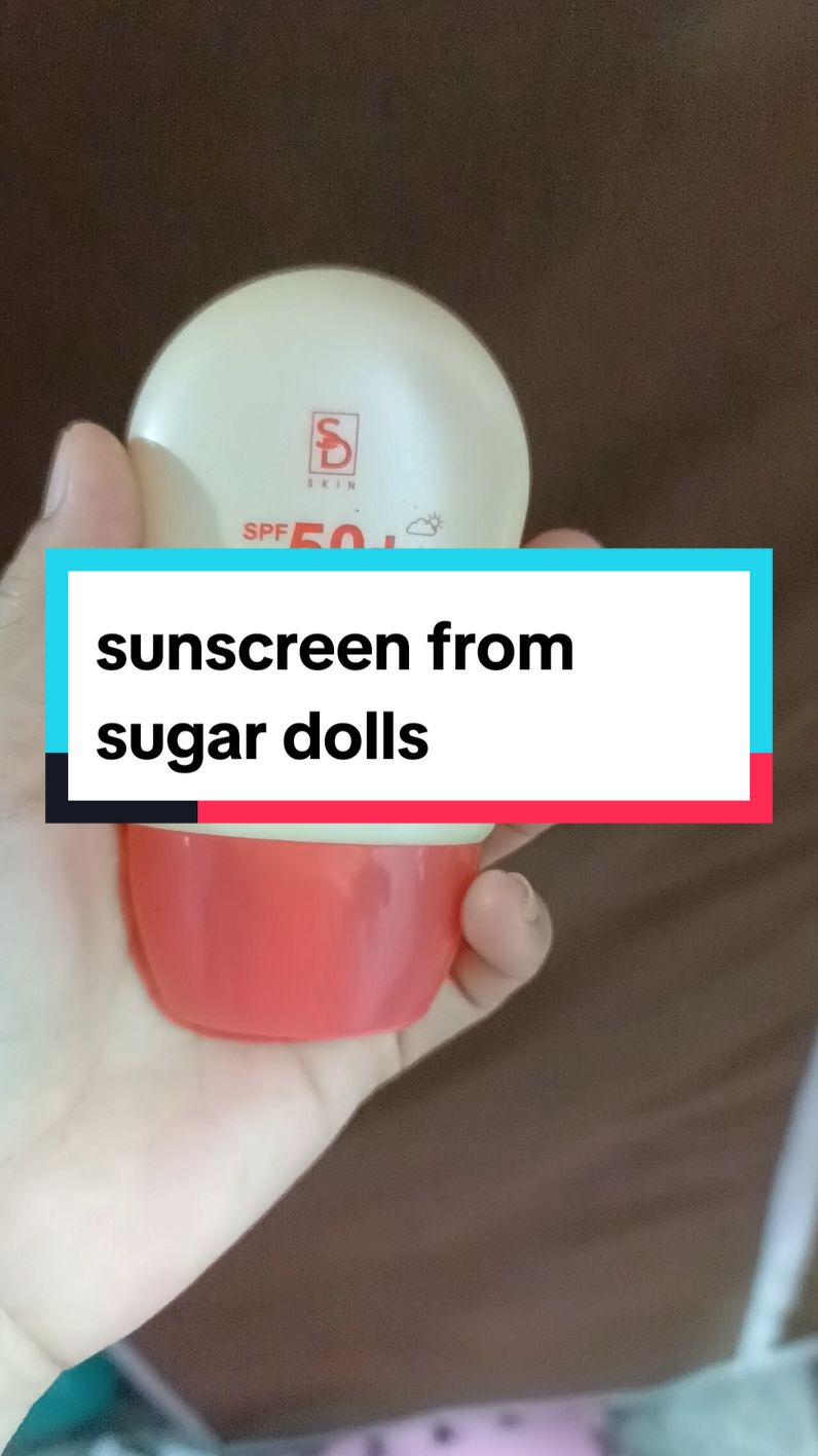 sunscreen from sugar dolls.  #skincare #sunscreen #fyp 