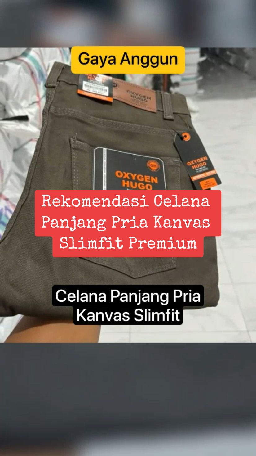 Rekomendasi Celana Panjang Pria Kanvas Slimfit Premium #celanapanjang #celanapanjangpria #celanapanjangkanvas #celanakanvas #celanaslimfit #celanakanvaspremium #shopmaster 