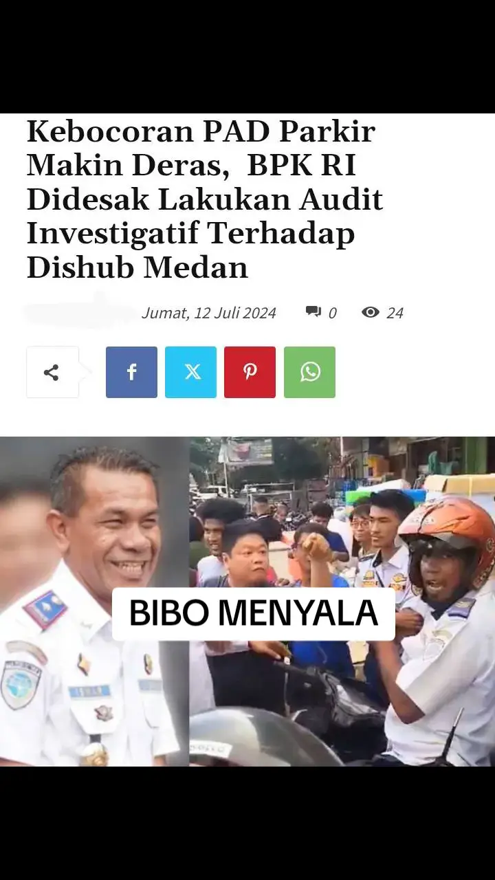 Medan II Sudah dua pekan program parkir berlangganan berjalan, namun kutipan parkir secara tunai masih terus berlangsung. Meski bukan mejadi rahasia umum, namun praktek ilegal ini dibiarkan saja oleh Dinas Perhubungan (Dishub) Kota Medan. Di sisi lain terus dikebutnya penjualan ribuan stiker. Banyak yang menduga jika beroperasionalnya para jukir ini mendapat sokongan dari oknum dishub Kota Medan karena setoran masih lancar. Pengamat anggaran Elfenda Ananda menganggap hal itu sebagai persoalan serius yang mesti cepat ditangani. Badan Pemeriksa Keuangan (BPK) RI harusnya melakukan audit investigatif agar seluruh setoran parkir sejak digratiskan, lalu diterapkannya e-parking selama tiga bulan, hingga dimulainya penjualan stiker parkir berlangganan dapat diketahui muasal serta penerima alirannya. “Audit BPK RI harus dilakukan secara investigatif untuk memastikan apakah kebijakan tersebut sudah sesuai dengan peraturan perundang undangan dan efektifitas kinerja dari kebijakan tersebut.  Sangat disayangkan kalau uang rakyat lewat retribusi parkir mengalir bukan ke kas daerah untuk dikembalikan pada pelayanan publik,” beber El, Jumat (12/7/2024) siang.