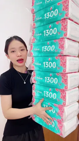 Khăn giấy ăn 10 gói 13000 tờ , dạng rút tiện lợi có kèm móc treo #xuhuong #viral #khangiay #giayan #khangiayrut #tiktok 
