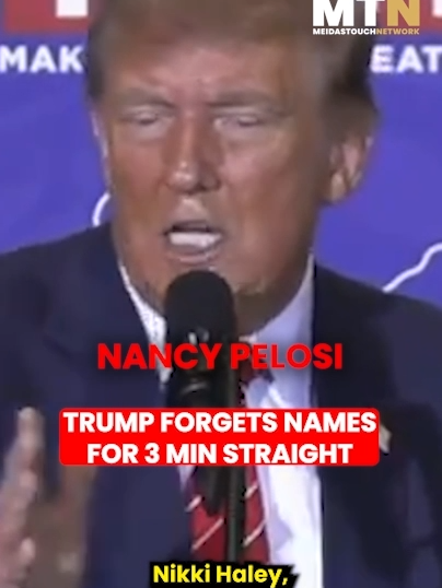 Concern is growing about a presidential candidate who keeps mixing up names and forgetting the cities he is in. Here’s a shocking compilation you need to see with many of these moments. #trump #meidastouch