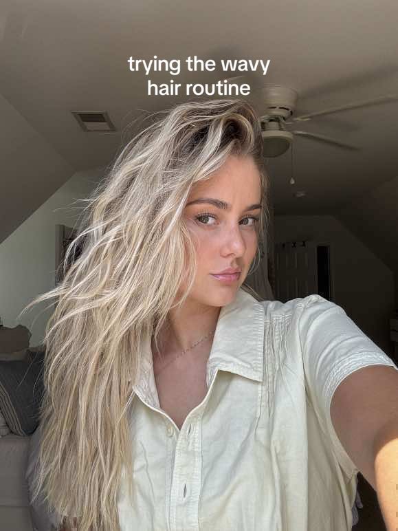 this is why I always just end up doing a blowout or putting my hair up 😫 #hairtok #wavyhair #hairroutine #hairtutorial #hairstyle #wavyhairroutine 