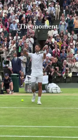 A 10th Wimbledon final awaits for Novak Djokovic 🎻✨ #Wimbledon 