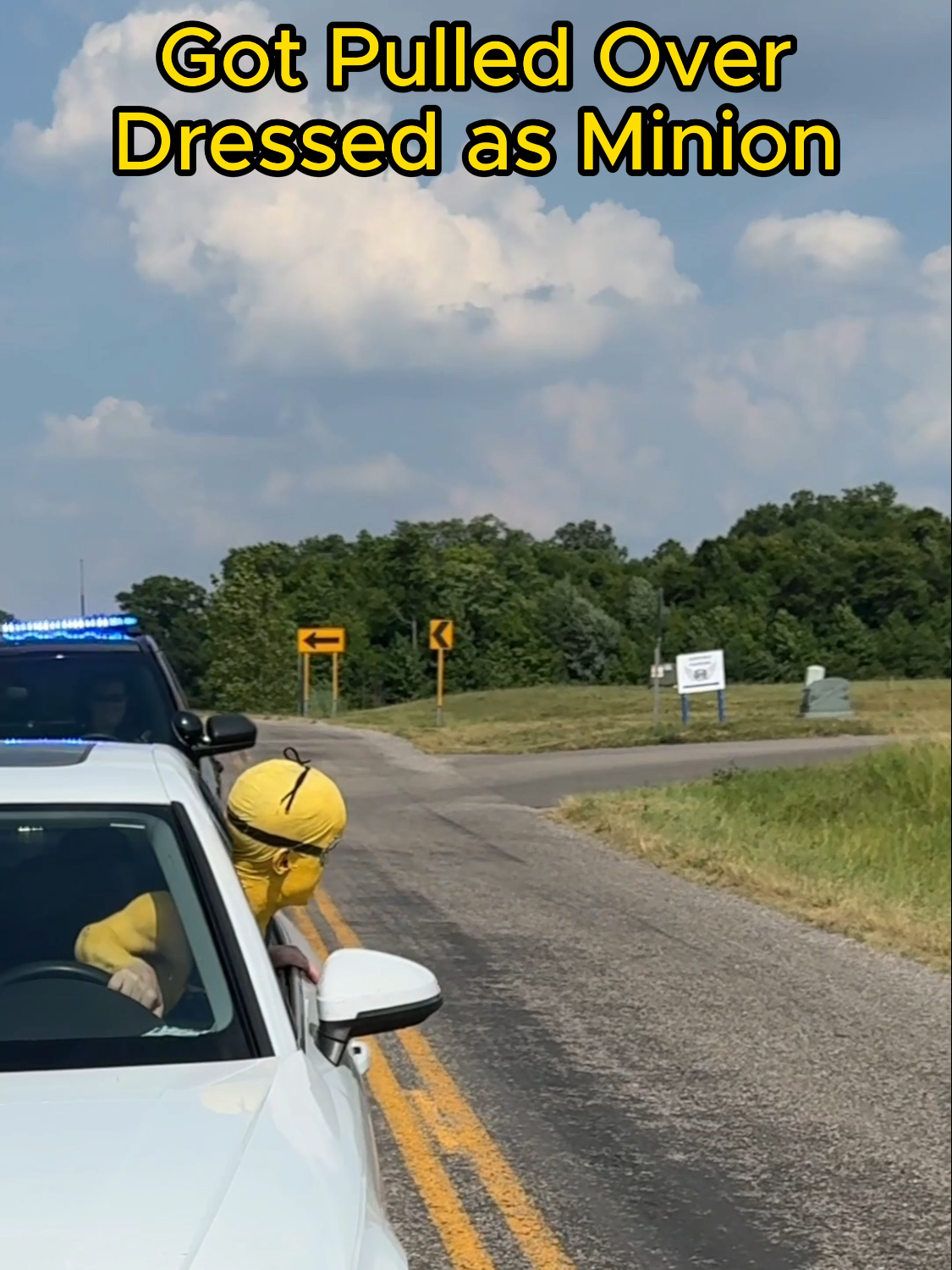 Police Pulls Over Minion #despicableme