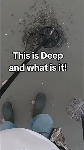 This is deep and what the heck is it, found it while I was metal detecting when digging around for lost treasure #metaldetecting #treasure #fypage #onthisday 
