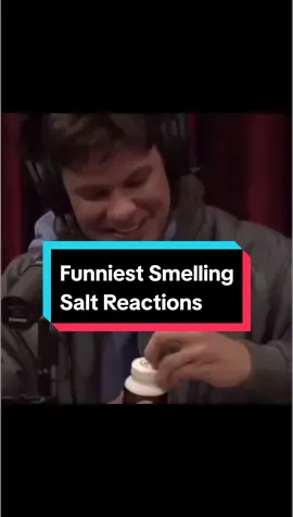 Funniest smelling salt reactions 😂😂😂 #theovon #joerogan #joeydiaz 