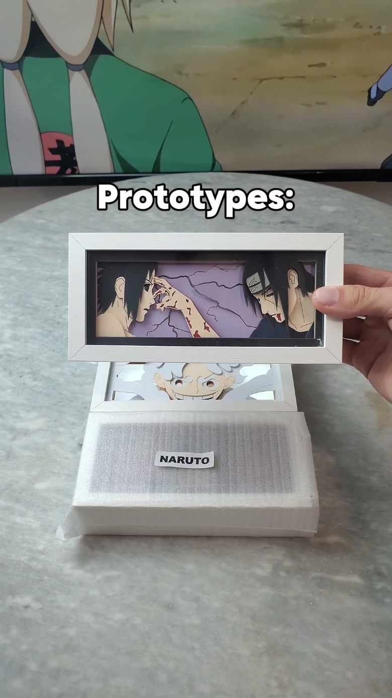 Prototypes: 🤮, Product: 😍 #animegift #animelight #anime #animeboxes #viral #topanime #fyp #foryou #viral 