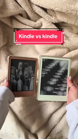 Kindle vs kindle. What are your kindle opinions? I love and use both often #kindlebasic #kindlepaperwhite #kindle #compare 