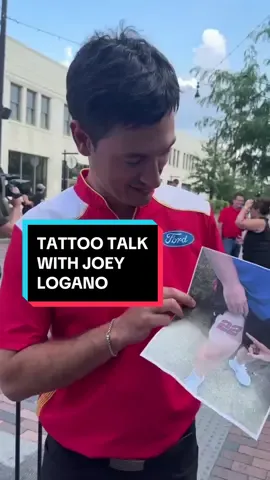 Joey Logano has some really, really, REALLY dedicated fans. #NASCAR #tattoo #tattoos @Joey Logano 