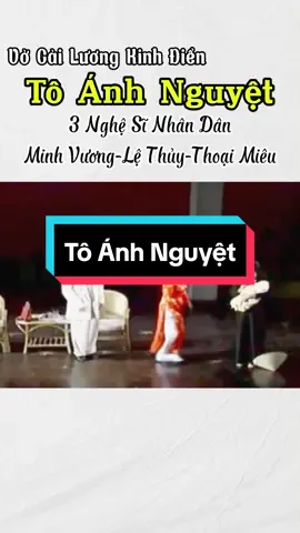 Lệ Thủy khóc thật, chị đứng lảo đảo, sụp đổ, rã rời. Sau này chị kể mỗi lần đóng Tô Ánh Nguyệt là mắt chị sưng luôn, và chị rất mệt. Trái tim người mẹ của Lệ Thủy đã hòa vào trái tim người mẹ của Tô Ánh Nguyệt. Những lớp diễn tâm lý quá đầy đặn cho nên nghệ sĩ đầu tư rất kỹ, chú trọng từng cách nhả chữ, từng cách nhấn nhá, chứ không phải hoàn toàn thả trôi cho cảm xúc kiểu lên gân, gào khóc, cuồng giận, lụy tình. Mọi thứ đều chừng mực nhưng kỹ thuật biểu diễn đạt đến mức đáng nể. Và NSND Lệ Thủy đã có một vai diễn để đời không ai qua nổi.  #xuhuong#xuhuong2024#xuhuongtiktok#cailuong#cailuongvietnam#doncataitu#nsndminhvuong#nsndlethuy#nsndthoaimieu 