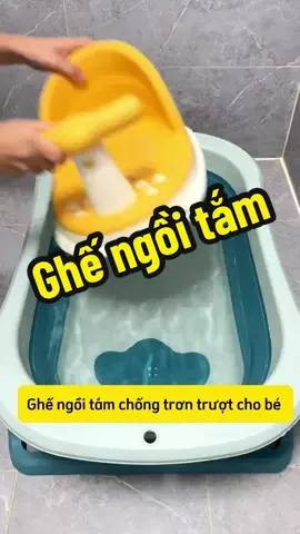 Các bé từ 6m đã biết ngồi thì ba mẹ nên sắm chiếc ghế ngồi tắm này chống trơn trượt nha 👍👍👍 #dodungchobe #ghengoitamchobe #xuhuong #mebimsua #embedangyeu @Em bé Đan 🐘 