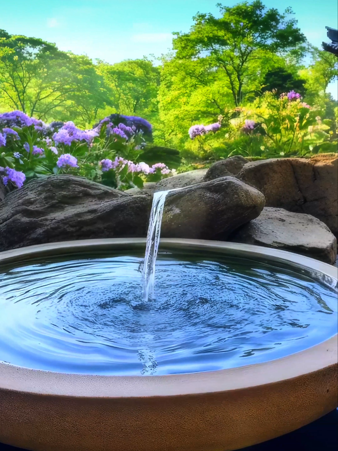 Peaceful Garden Fountain | Calming Water Sounds Immerse yourself in the tranquility of a peaceful garden fountain with calming water sounds. This video is perfect for relaxation, meditation, or as a soothing background ambiance for your day. Enjoy the serene visuals and let the gentle flow of water wash away your stress. #Relaxation #WaterSounds #GardenAmbience #Calming #PeacefulMoments #Meditation #NatureSounds #SoothingAmbiance #AmbianceHomeTV #TikTok #fryou