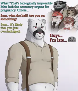 Samuel got a bit too 𝓯𝓻𝓮𝓪𝓴𝔂 . . . Plot twist: @ikite is the father . . . #thesmokeroom #thesmokeroomvn #tsr #tsrvn #fvn #furryvn #furryvisualnovel #samuelayers #cliffordtibbits #murdochbyrnes #nikolaikrol #williamadler #fyp #malepregnancy #mpreg #freaky #piss 