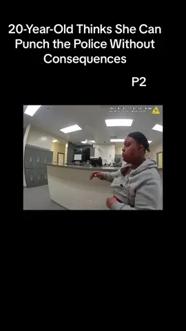 20-Year-Old Thinks She Can Punch the Police Without Consequences