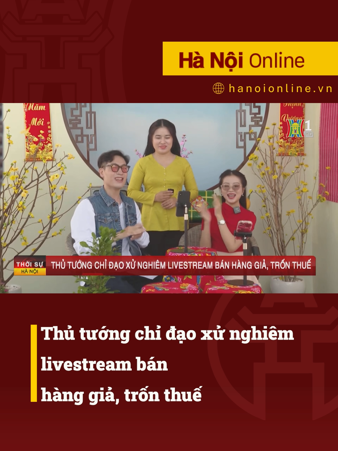 Thủ tướng chỉ đạo xử nghiêm livestream bán hàng giả, trốn thuế #htvdaihanoi #tiktoknews #socialnews #tintuc #livestream #hanggia #tronthue