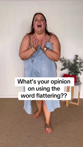 Tell me your thoughts on using the word flattering?? #bodyshape #styling #plussize #plussizefashion #plussizestyle #plussizeinspo #OOTD #flattering #stylingtips #stylingideas #plussizeinspiration #curvy #curvyau #fyp #fypシ #fypシ゚viral 