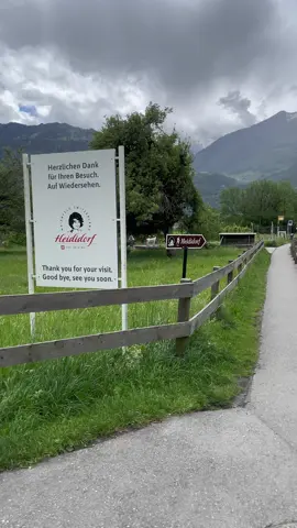 تحقق حلم الطفولة🥹♥️♥️ #switzerland #heididorf #fyp #europe #explore #قرية_هايدي #سويسرا🇨🇭 