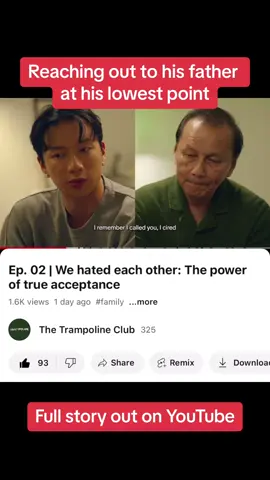 A son, a father and the distance bridged 😭🫶 full episode out now. Link in bio. #healing #reconciliation #family #fyp #tiktoksg 