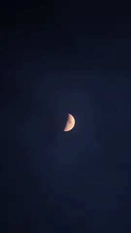 Even if half. Moon knows how to impress hearts 🌙 #moon #moonlovers #moonphotography #luna #fyp 