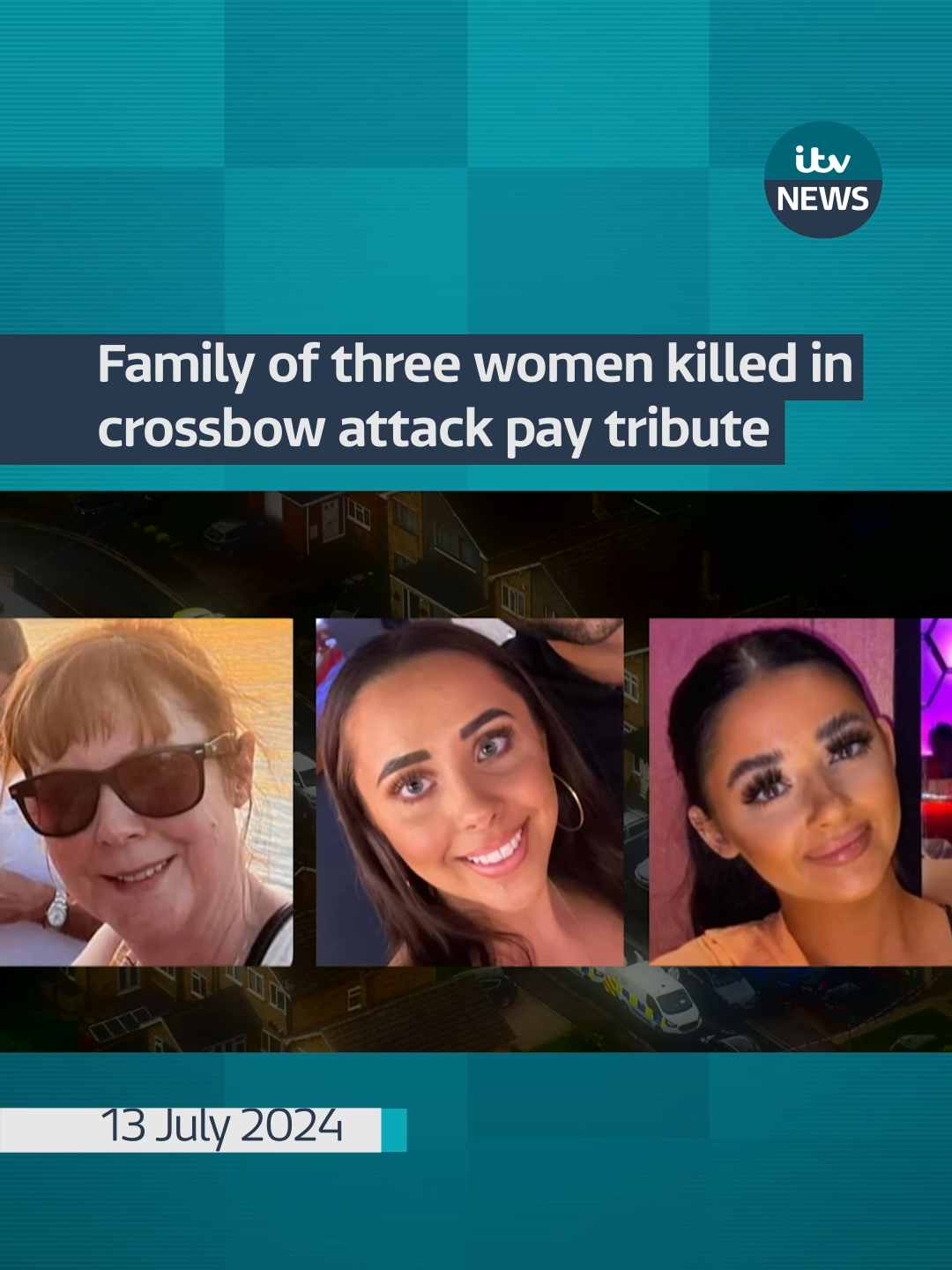 Family of three women killed in crossbow attack pay tribute  #crime #news #itvnews