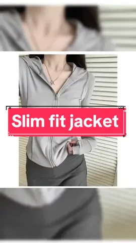 Slimfit  ice silk sun protection clothing #slim fit jacket outfit for woman  #silksunprotection #sunprotectionclothing #foryou #fyp #fyppppppppppppppppppppppp 