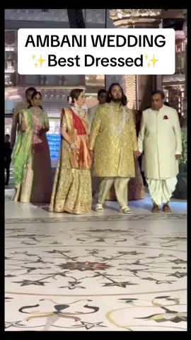 Best dressed from the Ambani wedding (Day 1) I am dying for all the jewels and the traditional dresses. Excuse my french is I am using the traditional names for some dresses. #ambani #ambaniwedding #indiantiktok #indianwedding #wedding #weddingtiktok #diamond #jewelry #ambanijewelry 
