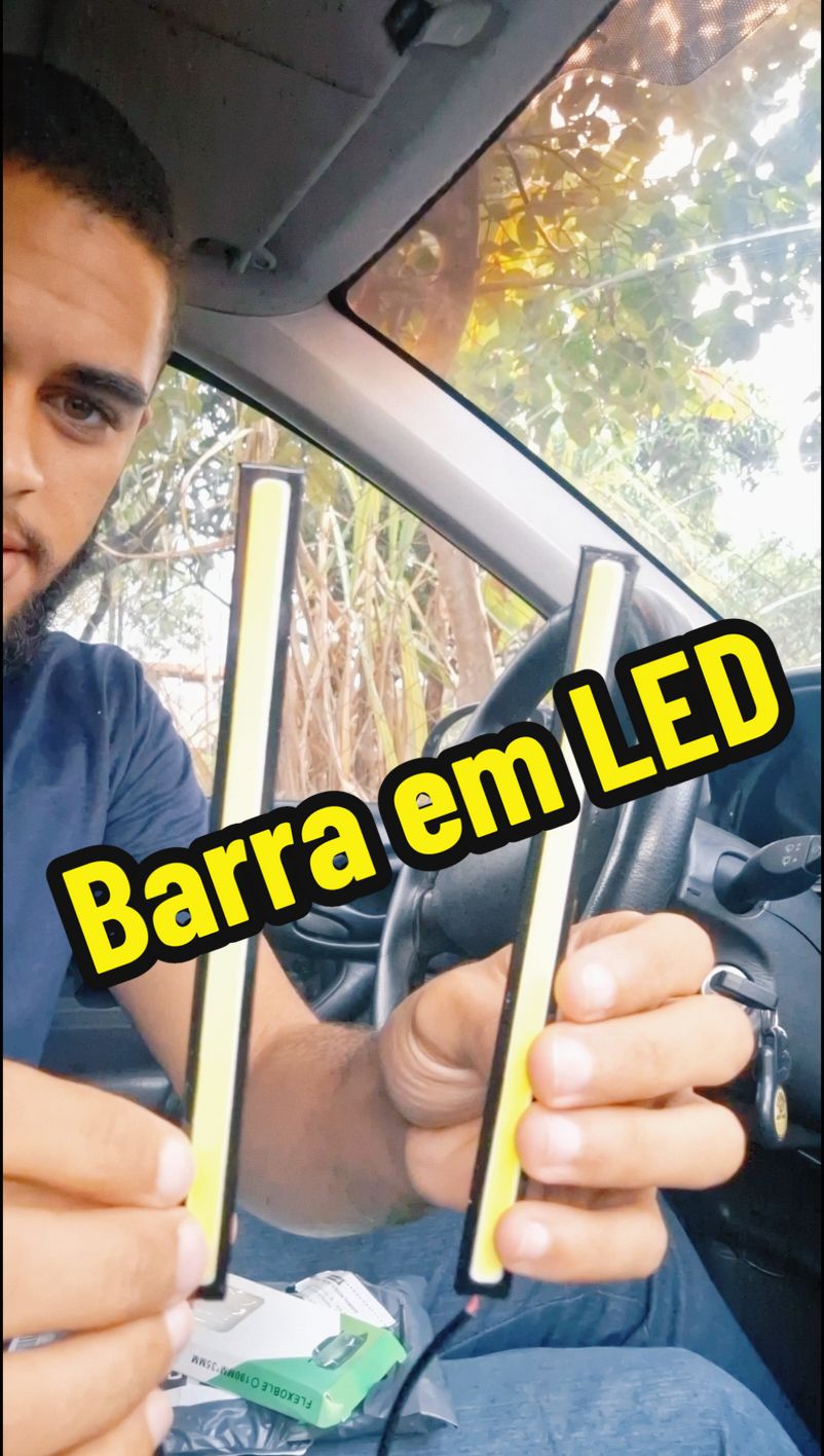 COLOQUEI BARRA EM LED NA LUZ DE PLACA NO FOCUS. #fy #foryoupage #tiktok  #LED  #viralvideo #focus #carroantigo 