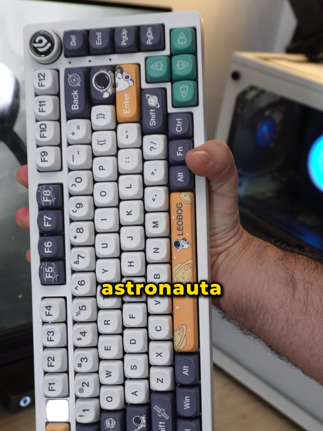 🔥Teclado mecánico con estética espacial de ALUMINIO #tecladomecanico #epomaker #epomakerkeyboard #imartz Gracias a epomaker por el envio del producto para el vídeo