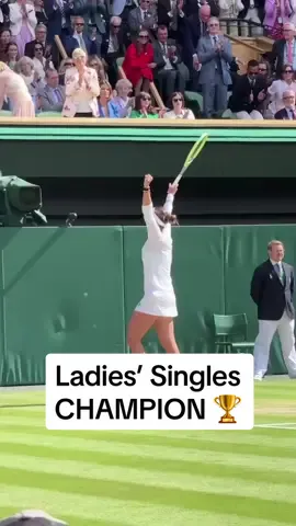 Barbora Krejcikova is the CHAMPION 🏆 #Wimbledon 