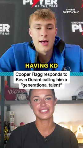 KD had high praise for the NBA’s next phenom 👀 #cooperflagg #kevindurant #kd #teamusa #usabasketball #parisolympics2024 #olympics #NBA #basketball #duke #collegebasketball #nbadraft  