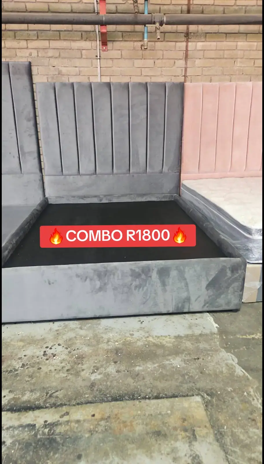 Base Set Combo R1800 #fypシ #headboard #winterspecial #chesterfield #bedroomdecor #foryou 