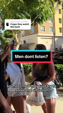 Replying to @Cray What men dont understand part 2 Men Dont Listen? #Love #Relationship #onlinedating #dating #moderndating #datingadvice #sdsu #publicinterview 