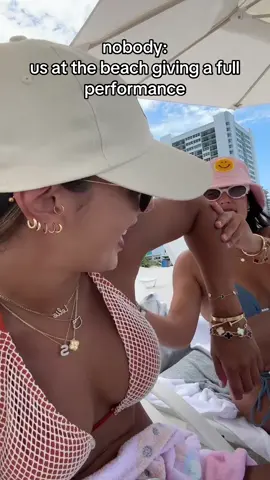 who do think we are??? #beach #bikini #miami #fyp #miamitwins 