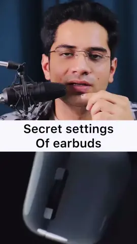 secret setting of earbuds #earbuds #secret #trick #explore #iphonetricks #new #techreels #viral #iphonetricks 