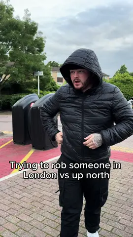 Trying to rob someone in london vs up north  #london #fyp #foryoupage 