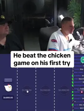 He beat the chicken game on his first try #stevewilldoit #kickstreaming 