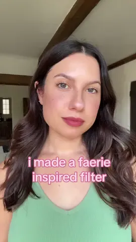 ok i feel like this is what i would look like if i were high fae, right?? i wanted to find an acotar filter and instead i just customized one because apparently you can do that??? #highfae #fae #highfaefilter #acotar #acotarfilter 