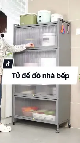 Tủ Đựng Đồ Nhà Bếp Bằng Thép Cacbon Thông Minh, Hiện Đại. Có Bánh Xe Di Chuyển Nhẹ Nhàng & Tiện Lợi(*)(*)!!! #giadungtienich #giadungnoithat #tudedo #tudedonhabep #tudedodanang #tủđồ #nhabep #nhabepdep #tubepthongminh 