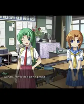 #CapCut smartest and funniest higurashi character. #higurashinonakukoroni #higurashiwhentheycry #higurashi #mionsonozaki #renaryuugu @🇮🇩mion.sigmazaki 