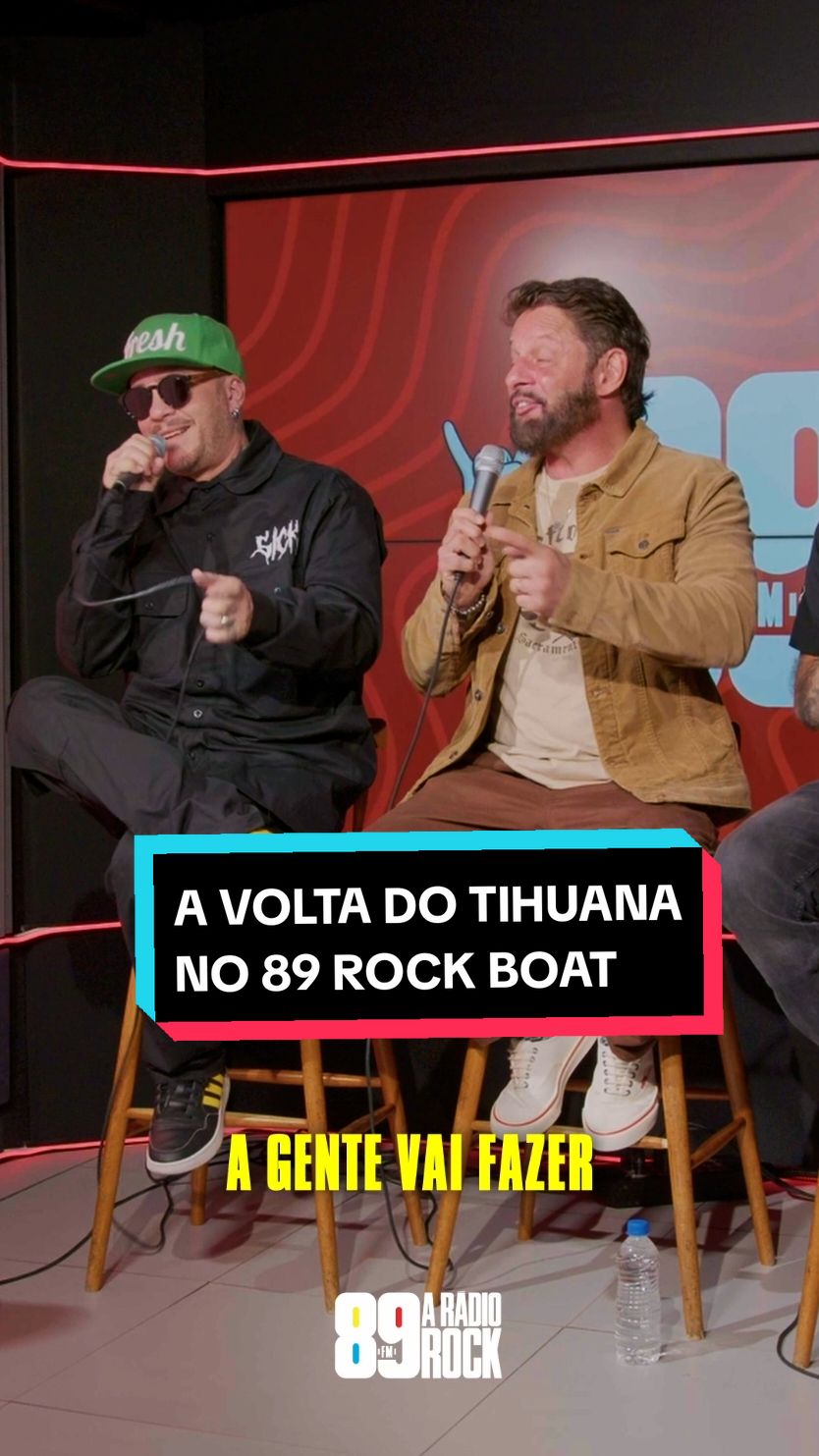 🔥TIHUANA ESTÁ DE VOLTA🔥 É isso mesmo, o @tihuanarock está de volta! Em pausa desde 2017, e o marco desse retorno vai ser no 89 Rock Boat! Não vai perder a chance de vê-los ao vivo, hein! 🔥⚓️ #89fm #89RockBoat #Tihuana #89aRadioRock