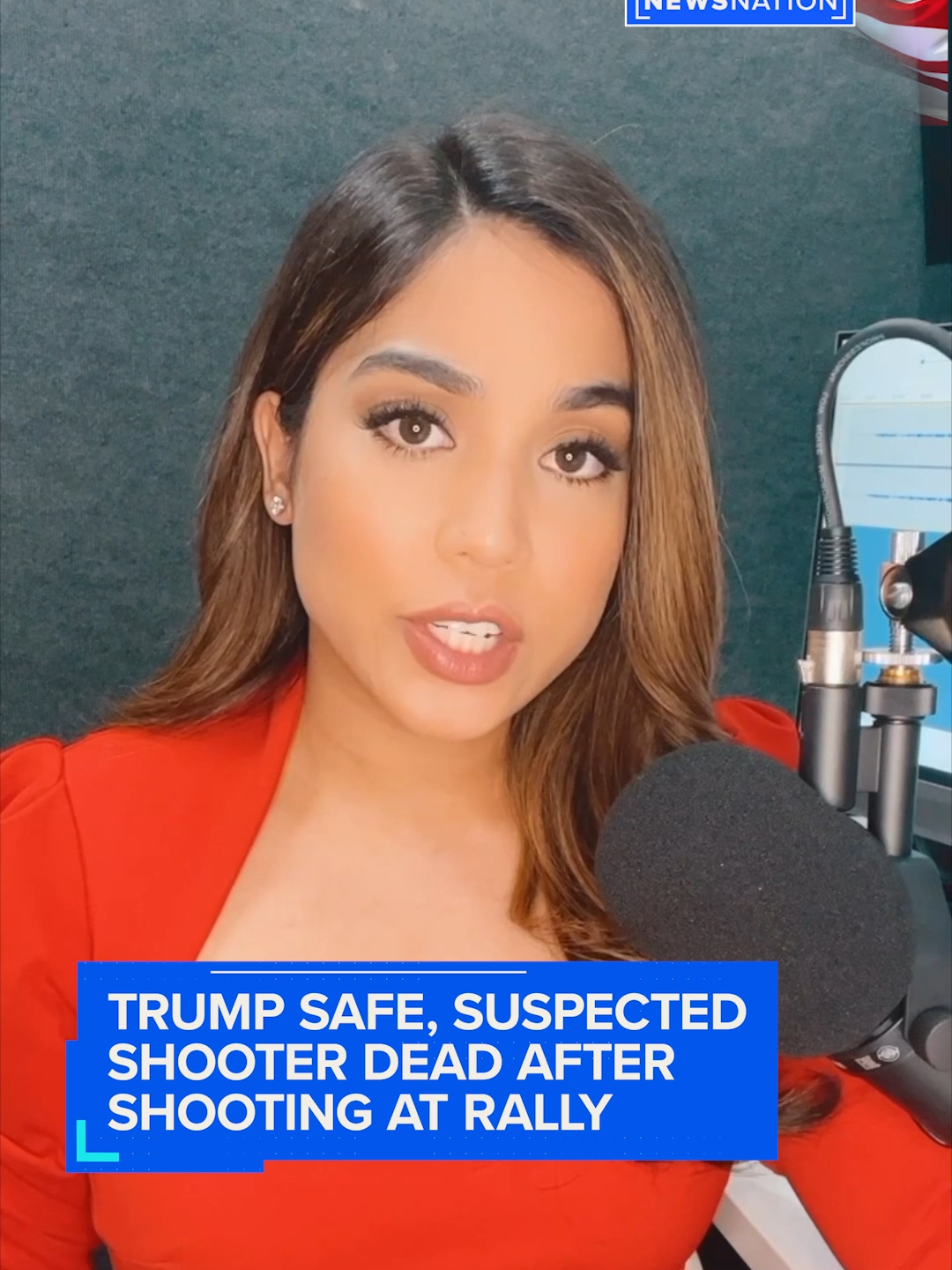 Former President Donald #Trump is said to be “fine” after shots were fired at a Pennsylvania rally that led to him being rushed off stage. @natashazouves reports. -------------------------------------------------- Former President Donald Trump is said to be “fine” after being rushed off stage following shots fired at a Pennsylvania rally. The Associated Press has reported the suspected shooter and a rally attendee are dead. Trump was examined at a Butler, Pa. medical facility after shots were reportedly fired at the event. Trump ducked behind a podium and was then rushed off by the Secret Service.