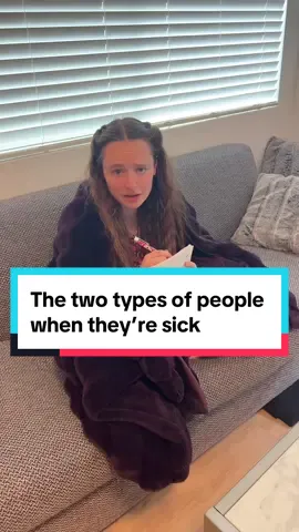 The two types of people when they’re sick @Cactus eater #skit #skits #comedyskits #comedyskit #comedysketch #roommates 