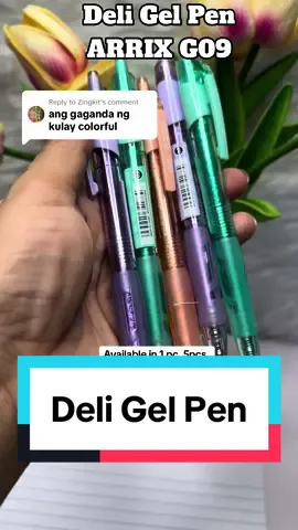 Replying to @Zingkit deli arrix g09 #deligelpen #delipen #deligelpenarrix #deliballpen #gelpen #gelpens #backtoschool #schoolsupplies 