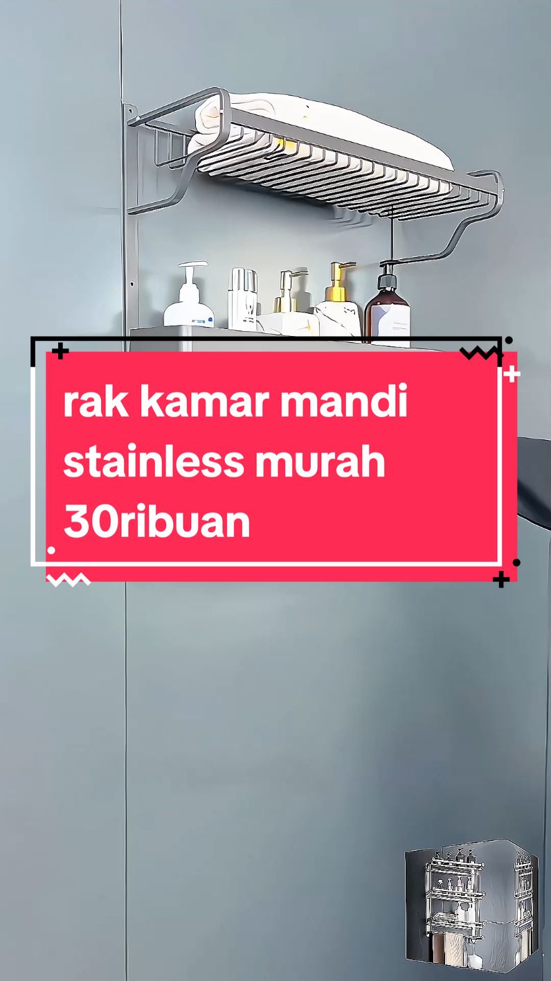 #rakkamarmandi #rakkamarmandistainless #rakkamarmanditempel #rakkamarmandiminimalis #belilokal #tiktokshopindonesia 