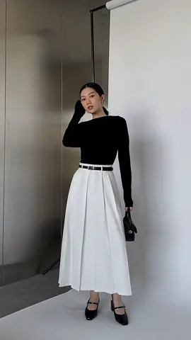 dinner date outfit ft. Tanna Top & Savva Skirt 🤝 #belilokal #outfitinspo #promoguncang77 #fitcheck #mixmatchoutfit 