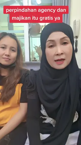perpindahan agency dan majikan itu gratis ya tidak di pungut biaya atau denda