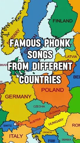 Famous Phonk songs from different countries  #phonk #phonk_music #brazilianphonk #famoussongs #geography #maps 