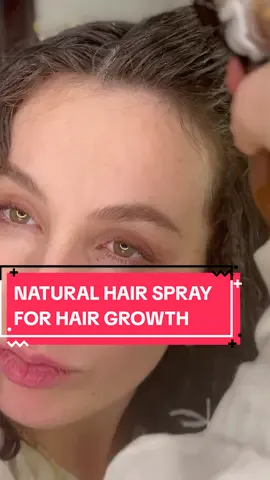 Natural hair spray for hair growth #hair #hairspray #hairloss #hairgrowth #naturalremedy 