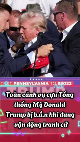 Toàn cảnh vụ cựu Tổng thống Mỹ Donald Trump bị Toàn cảnh vụ cựu Tổng thống Mỹ Donald Trump bị bắn khi đang vận động tranh cử Hãng tin CNN trích lời biện lý hạt Butler (Pennsylvania) Richard Goldinger cho biết, nghi phạm nổ súng tại cuộc vận động tranh cử của cựu Tổng thống Donald Trump đã bị Sở Mật vụ khống chế và bắn hạ. Tuy nhiên ít nhất một người tử vong, một người khác đang trong tình trạng nguy kịch. Lực lượng thực thi pháp luật đang điều tra vụ nổ súng như một âm mưu ám sát. Thông tin thêm về nghi phạm, ba nguồn thực thi pháp luật xác nhận tay súng bắn tỉa ở bên ngoài địa điểm tổ chức cuộc vận động tranh cử của cựu Tổng thống Donald Trump. #cuocsonghomnay #tintuc #trumpbiamsat #trumpbiban #baucumy2024