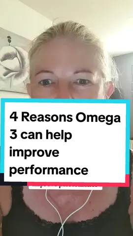 If you're an athlete or just exercise, listen up!! 4 Reasons Omega 3 can help improve performance  #healthtok #omega3 #healthyeating #nutritiontips #Wellness #sportstiktok #sportsperformance #sportsnutrition #recoveryafterexercise 